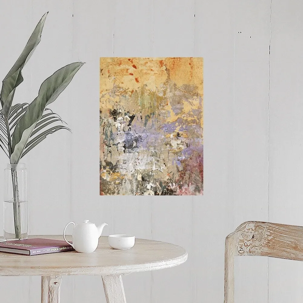 "Aged Wall VI" Poster Print - Multi