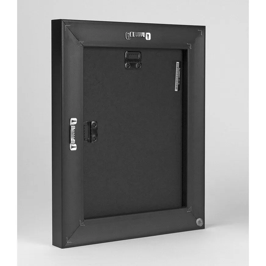 "American Story" Black Float Frame Canvas Art