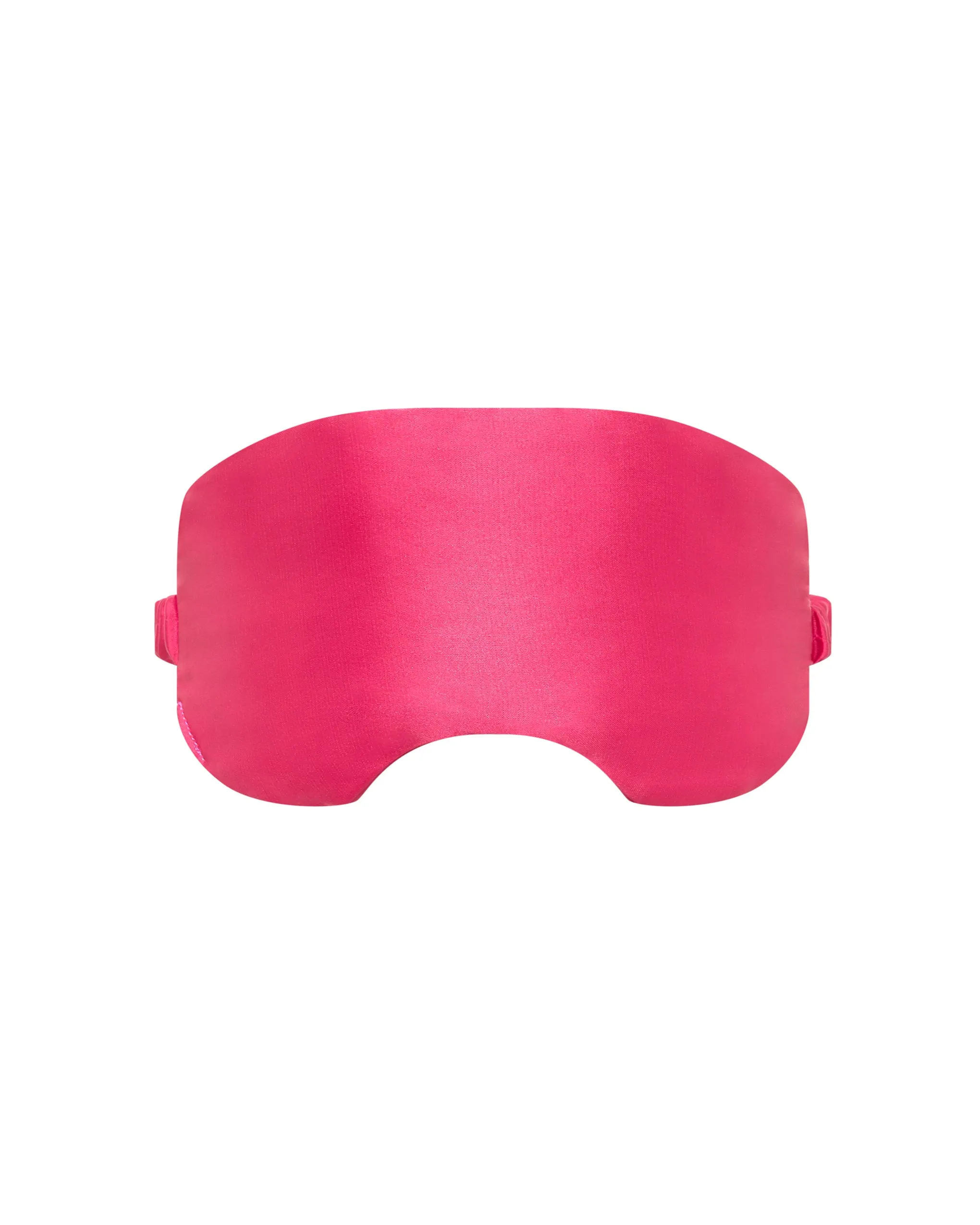 Saskia Luxury Satin Eye Mask Fuchsia Pink