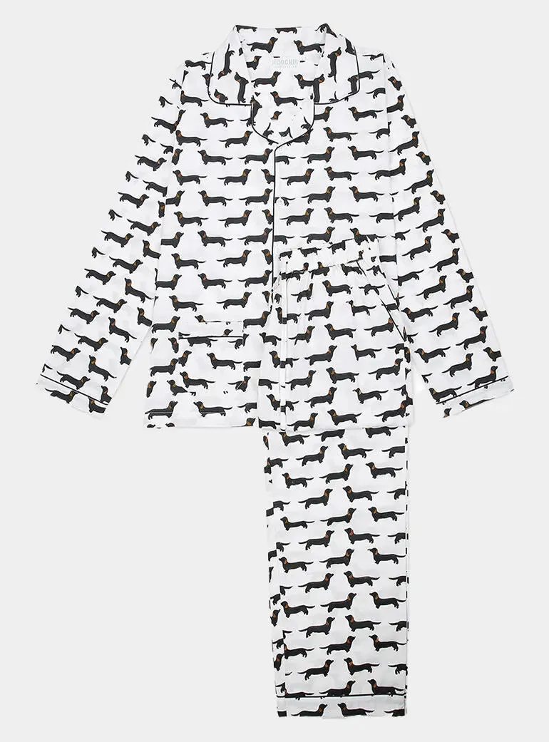 Sausage Dog Women's Cotton Pyjamas