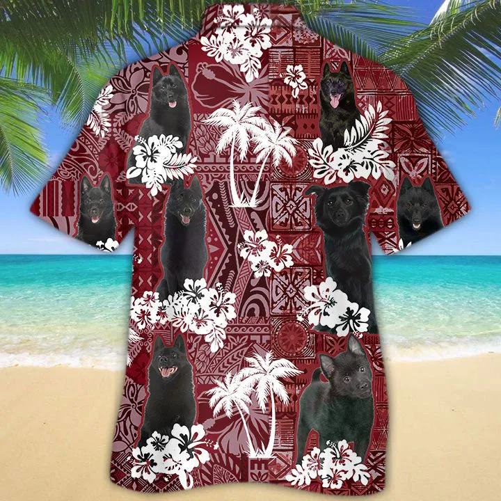 Schipperke Hawaiian Shirt, Cute Hawaii Shirt Short Sleeve