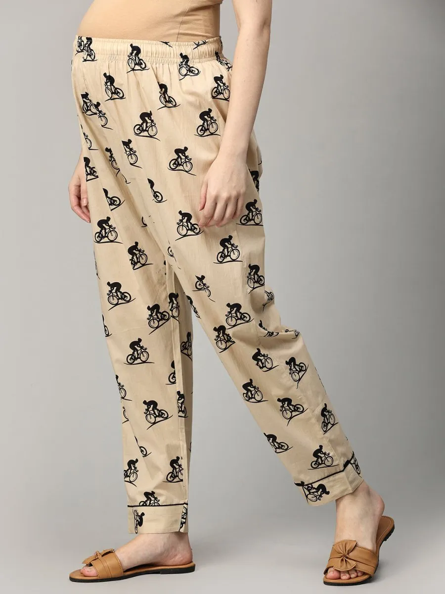 Shadowed Ride Maternity and Nursing Nightwear Set