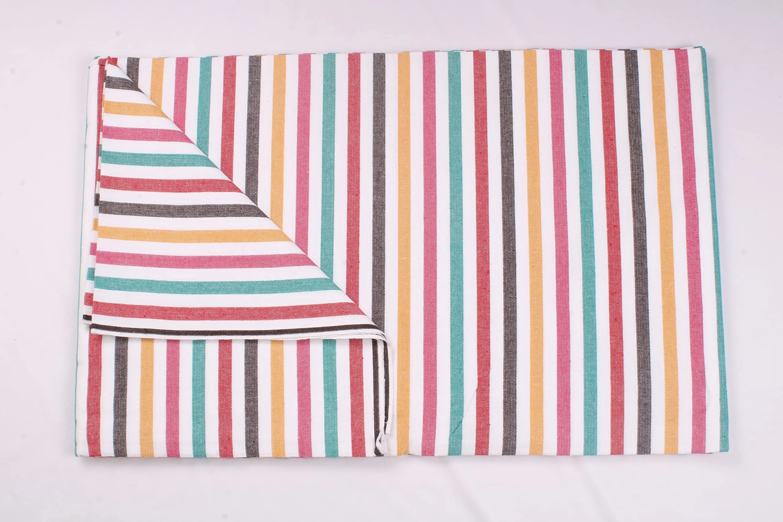 Sharan Elegance 100% Pure Cotton BlanketSingle Size/Light Weight Pure Cotton Blanket for Daily Use/Soft Bedsheet/Top Sheet/Throw Blanket Set of 1 (Multicolor)