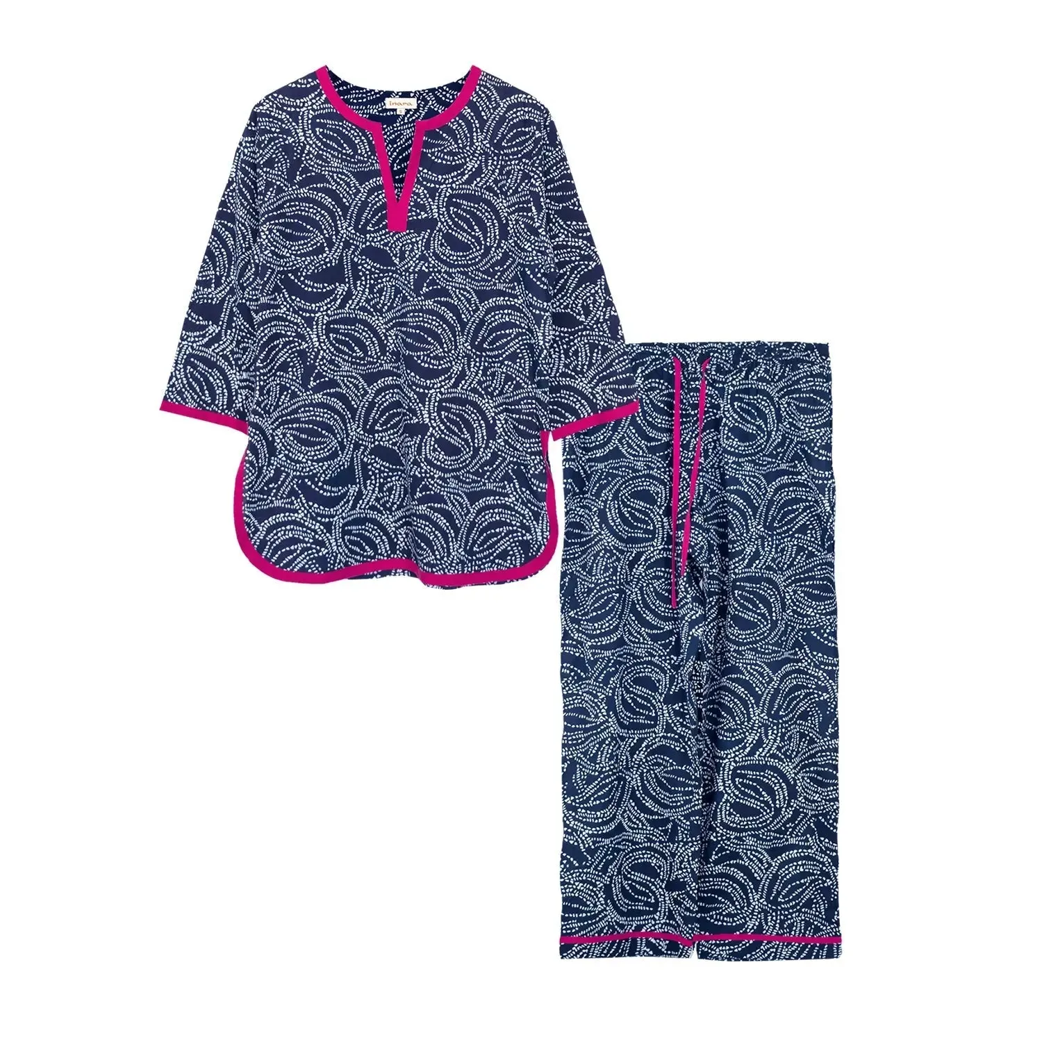 Starry Night Women's Cotton Printed Pyjamas