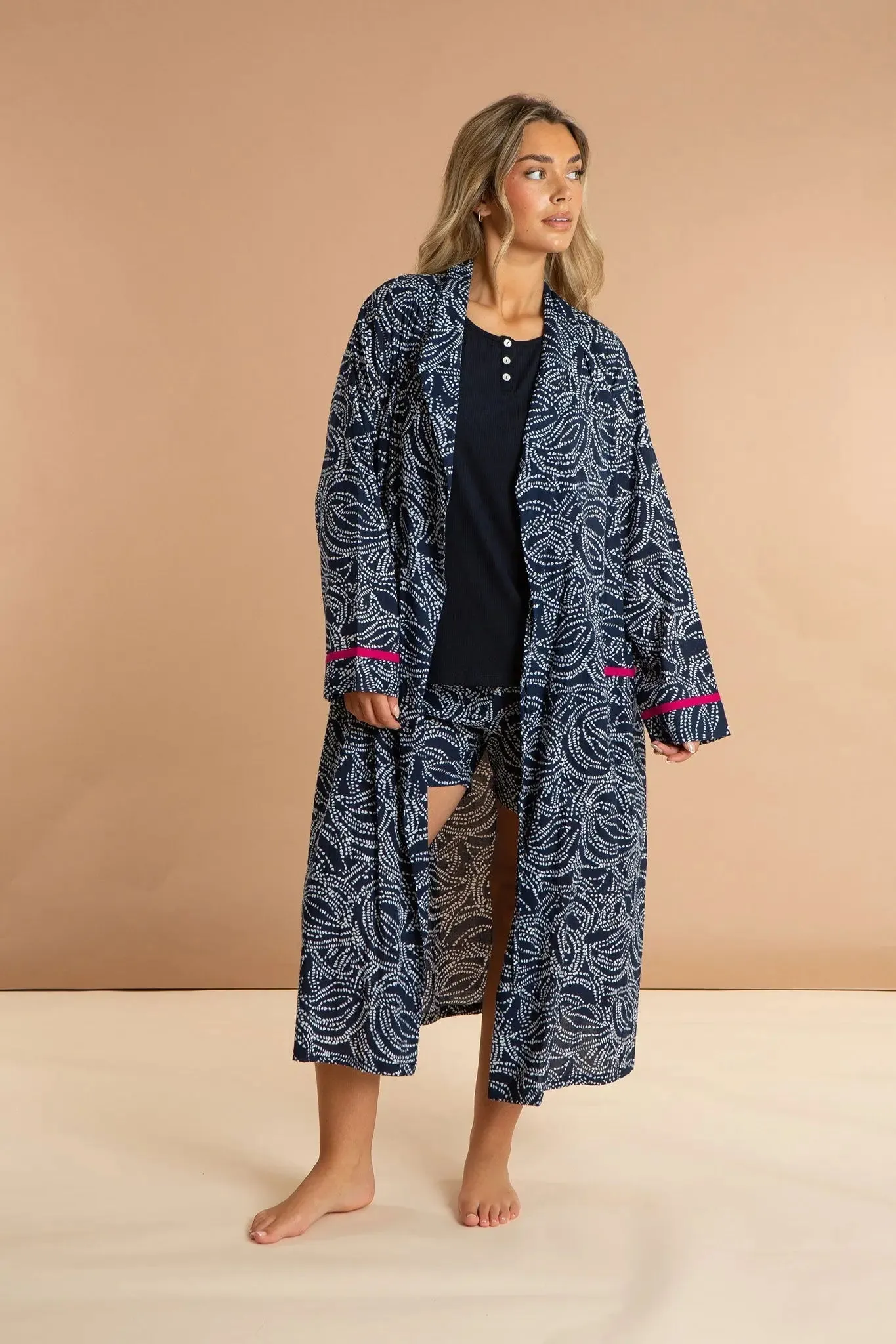 Starry Night Women's Cotton Robe