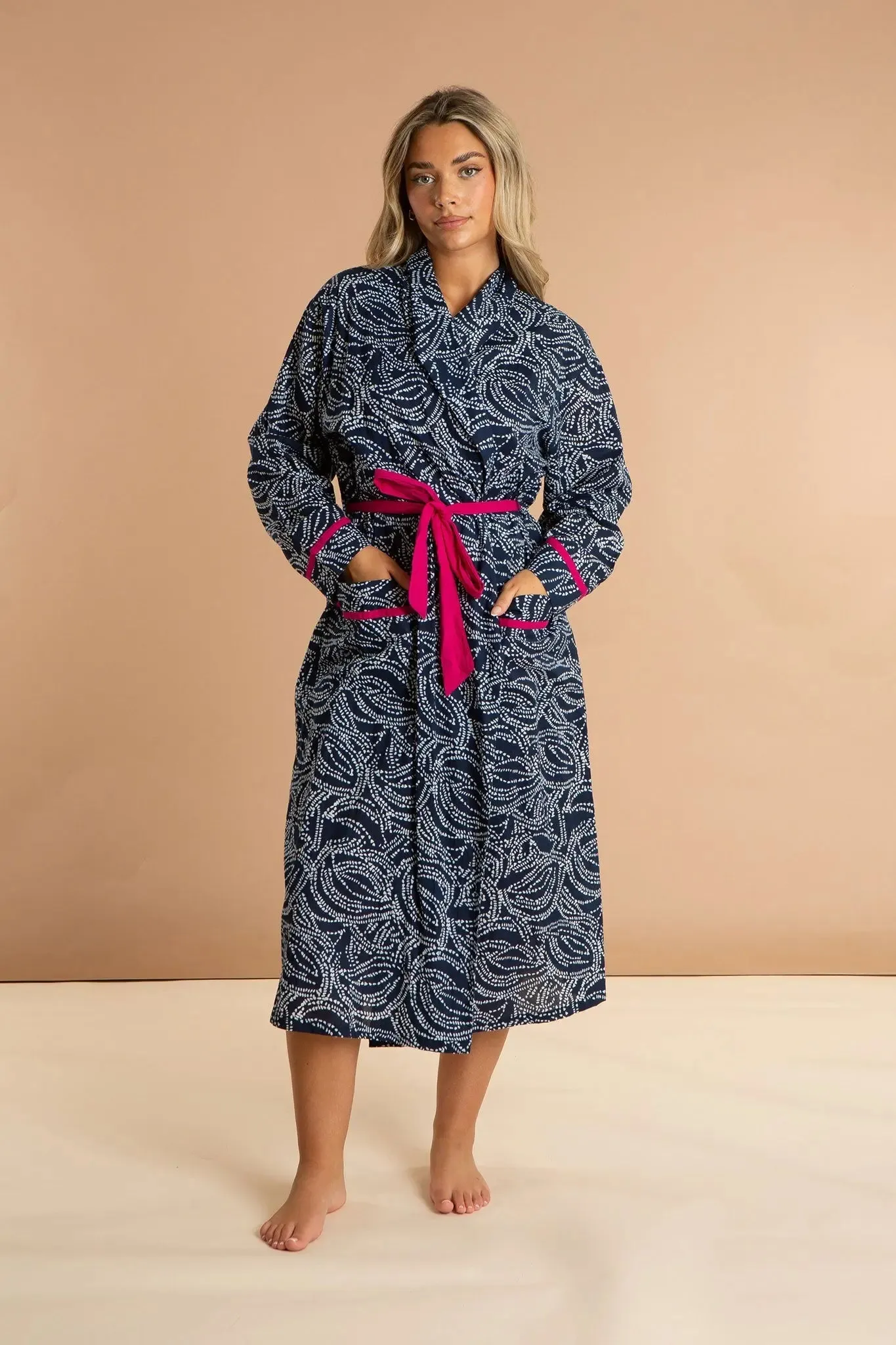 Starry Night Women's Cotton Robe