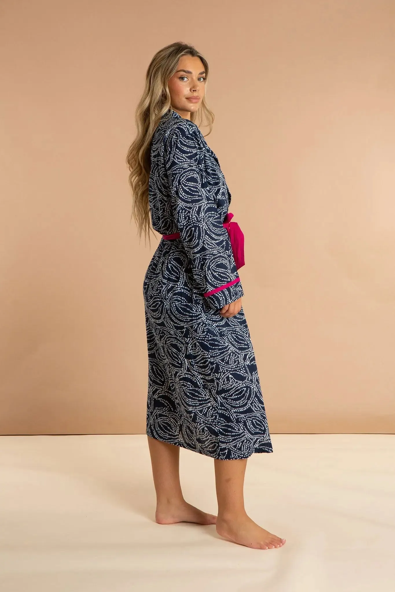 Starry Night Women's Cotton Robe
