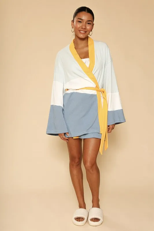 Sunset terry cloth novelty robe *Online Only*