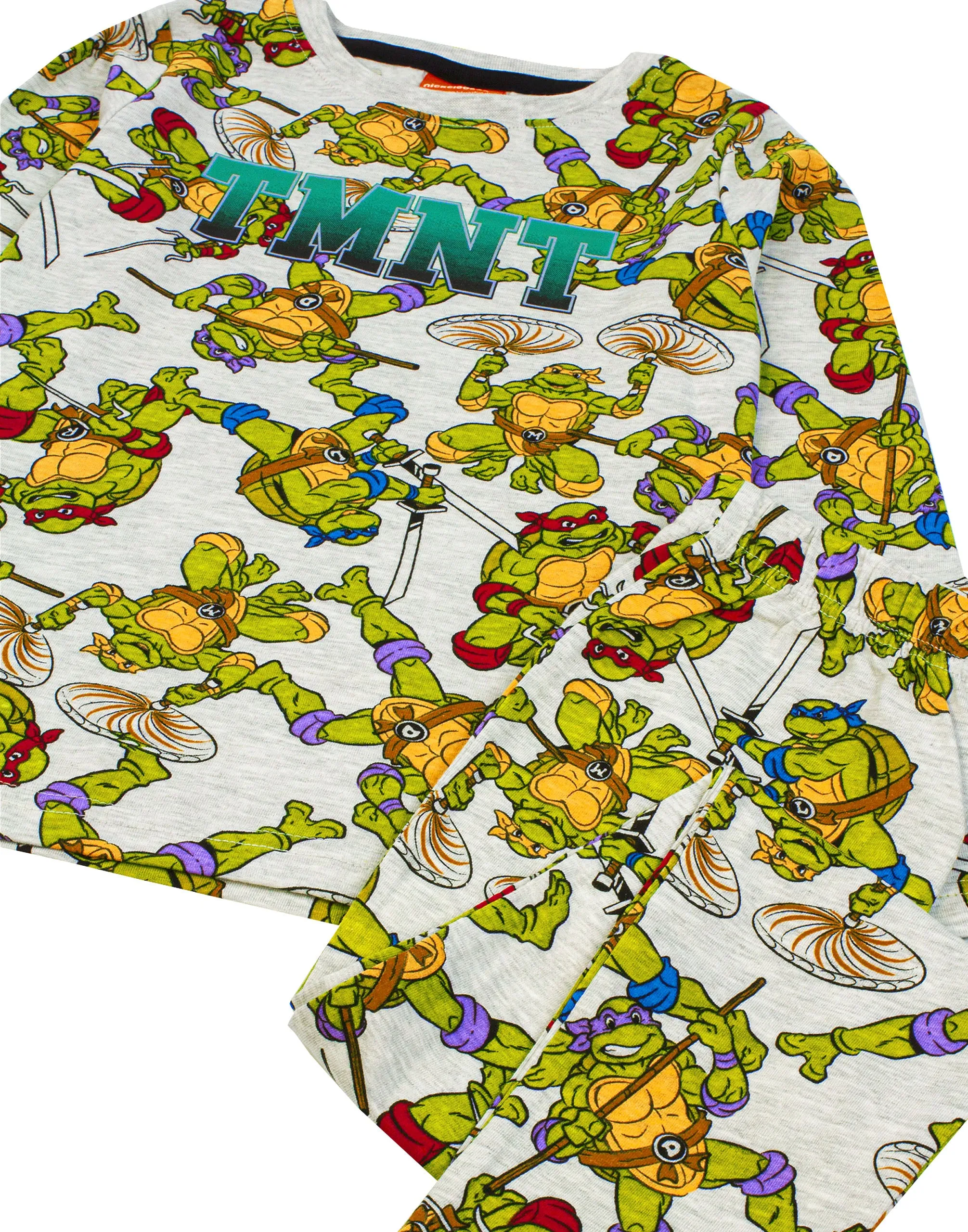 Teenage Mutant Ninja Turtles All Over Print Boy's Kids Pyjamas Set