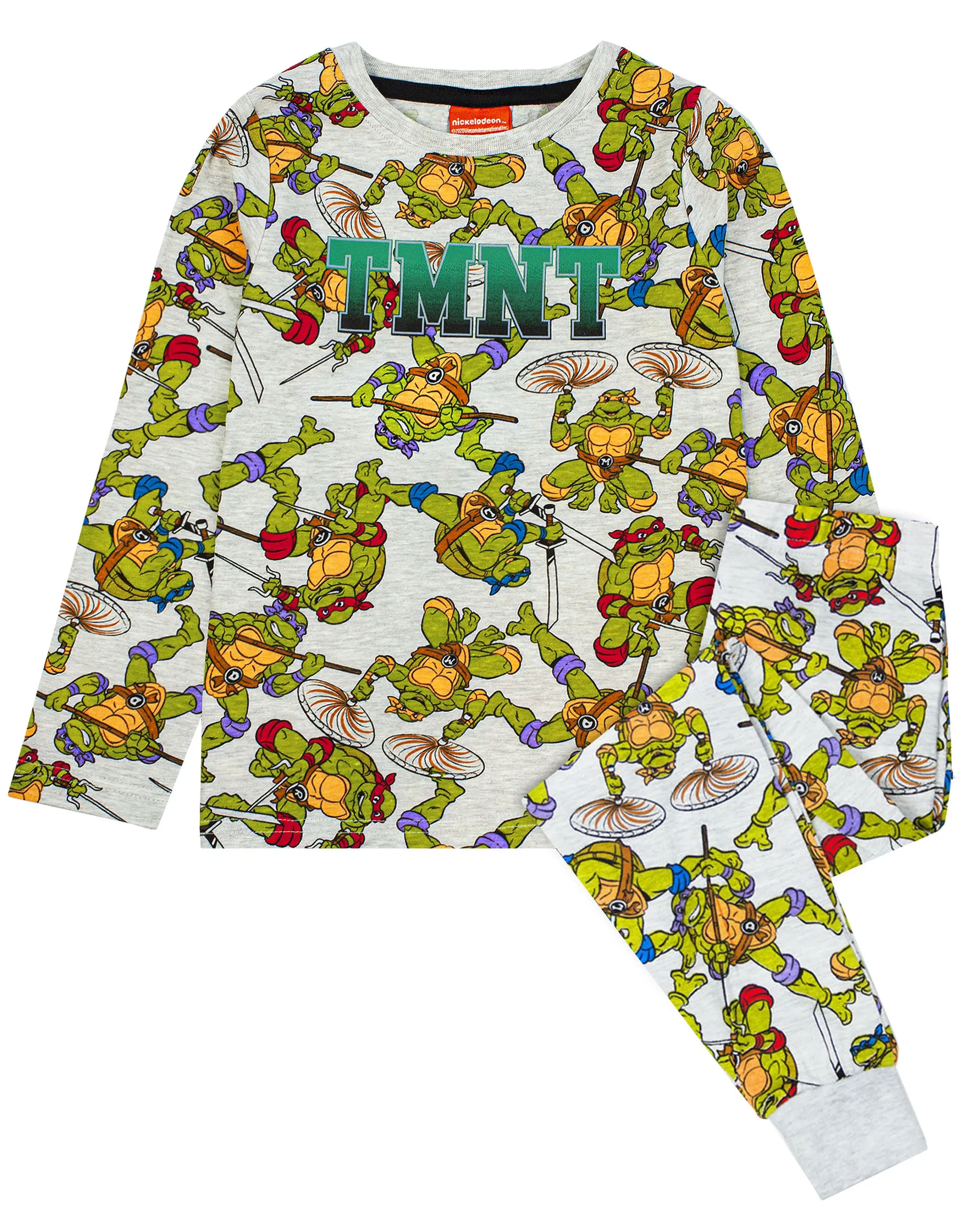 Teenage Mutant Ninja Turtles All Over Print Boy's Kids Pyjamas Set