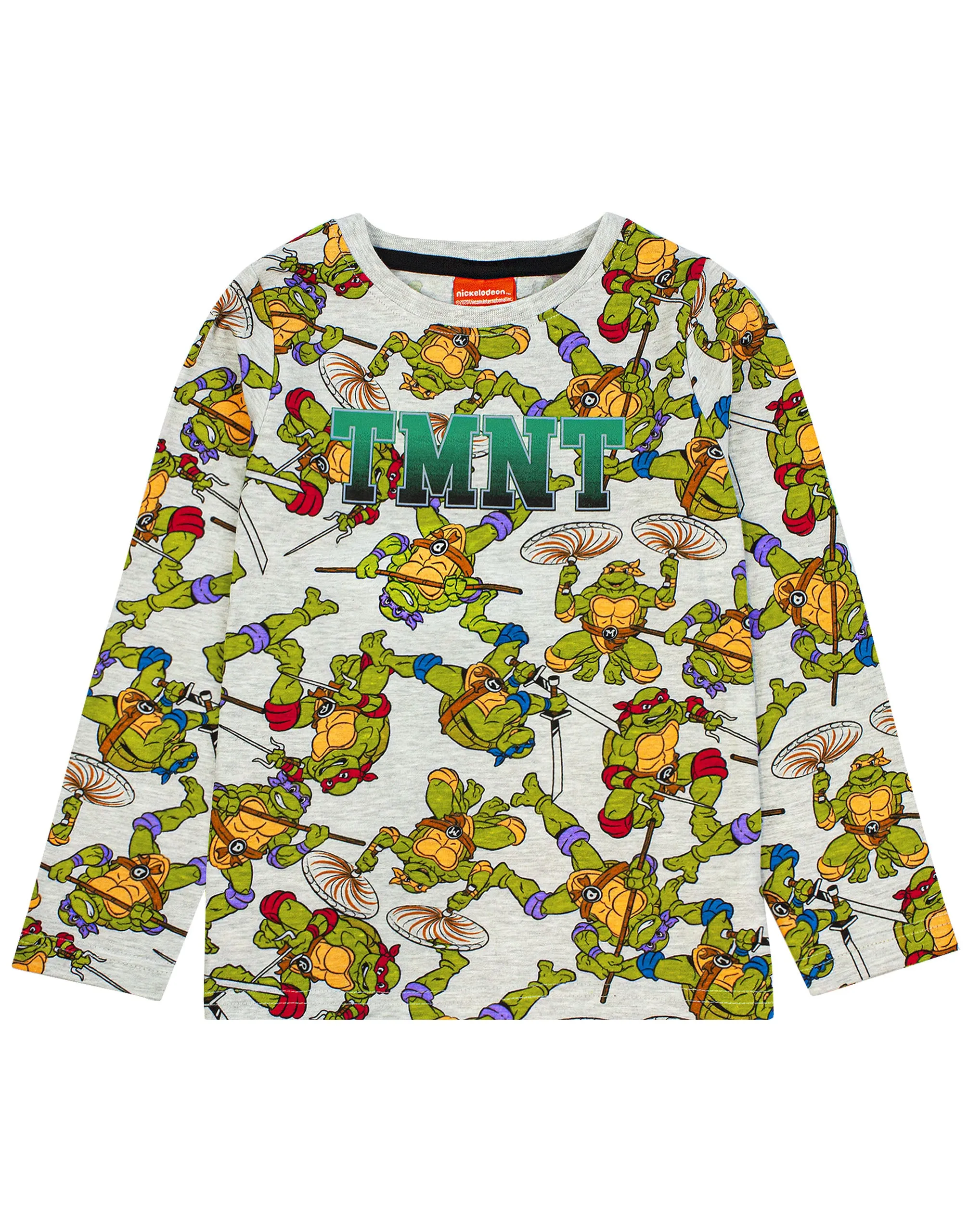 Teenage Mutant Ninja Turtles All Over Print Boy's Kids Pyjamas Set
