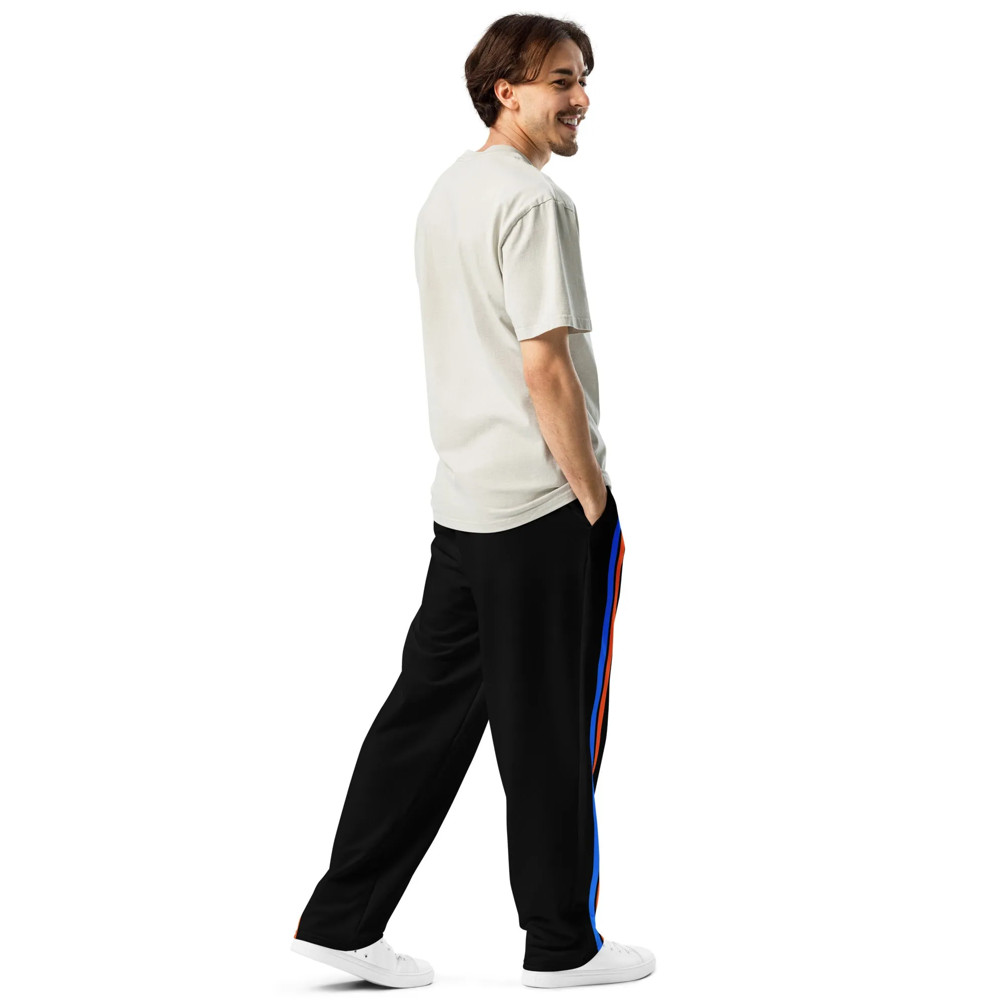 Tsunami Racing Stripe Wide-Leg Joggers