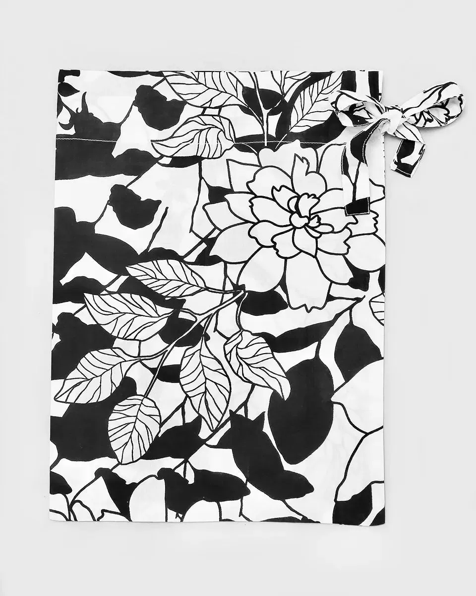 White/Black Havana Print Short Sleeve Pyjamas